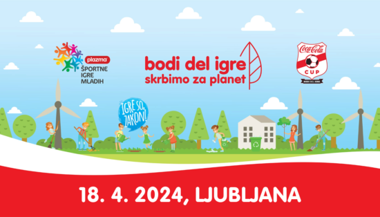 Največji dogodek Bodi del iger – Skrbimo za planet je potekal v Ljubljani