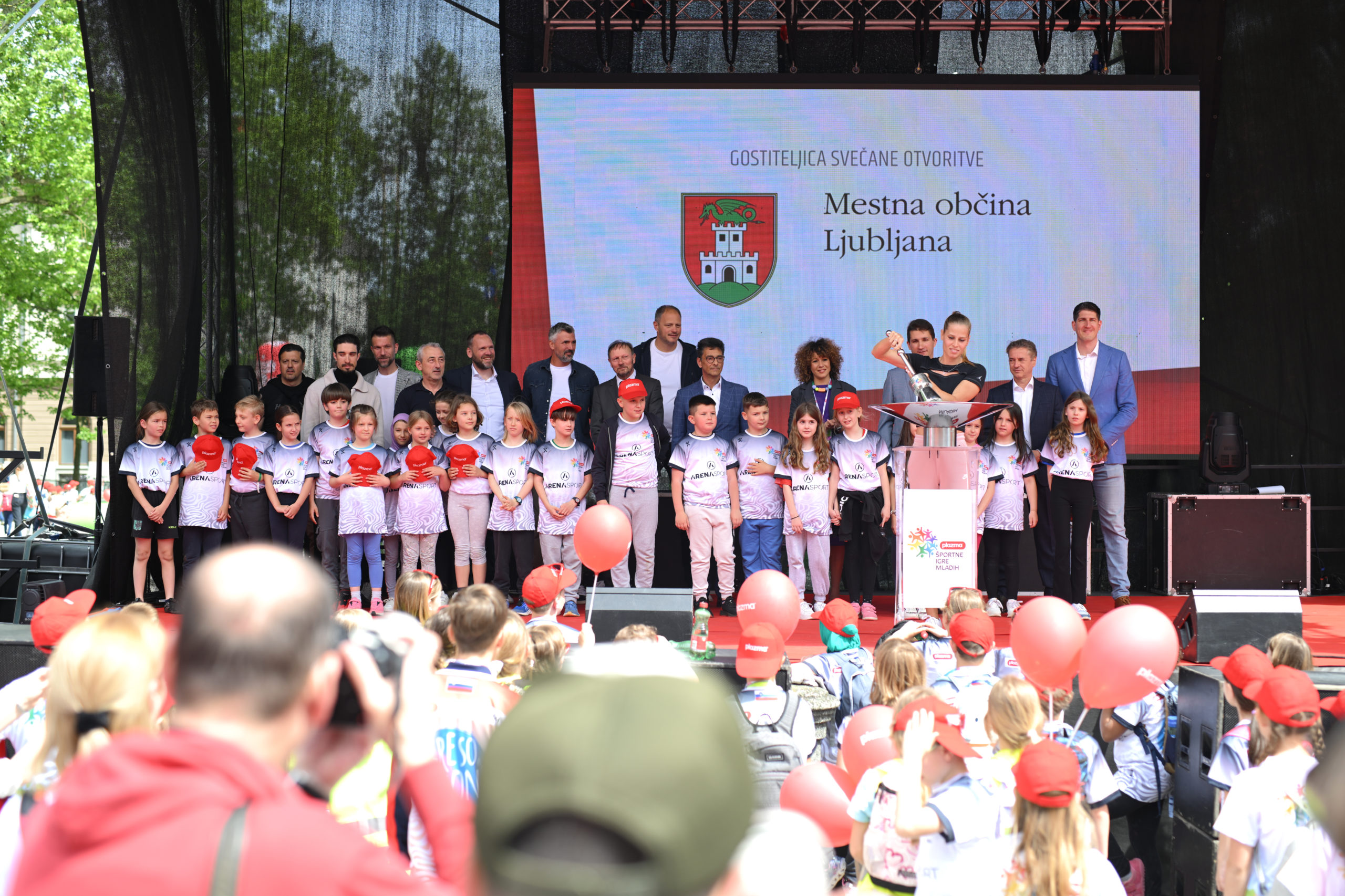 Mesto Ljubljana Gostilo Otvoritev Prve Sezone Plazma Športnih Iger Mladih