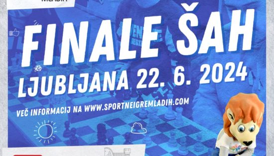 Finale Plazma Športnih iger mladih v šahu