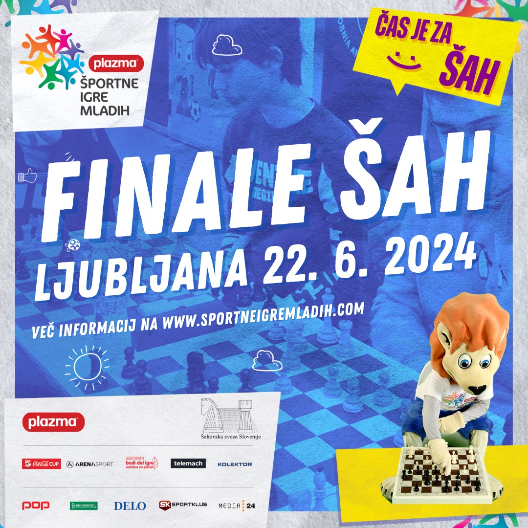 Finale Plazma Športnih iger mladih v šahu